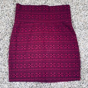 ✨Charlotte Rousse✨ patterned mini skirt